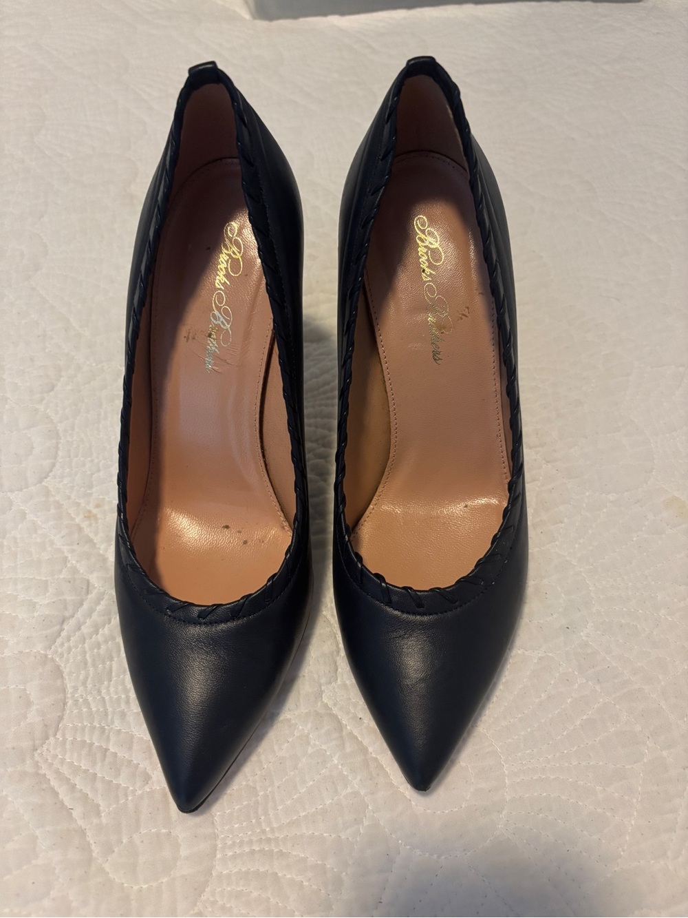 Black Pointed-Toe Women’s Pumps by Brooks Brothers